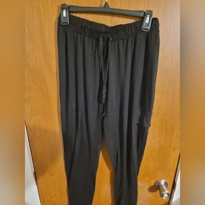 Black stretch pants
